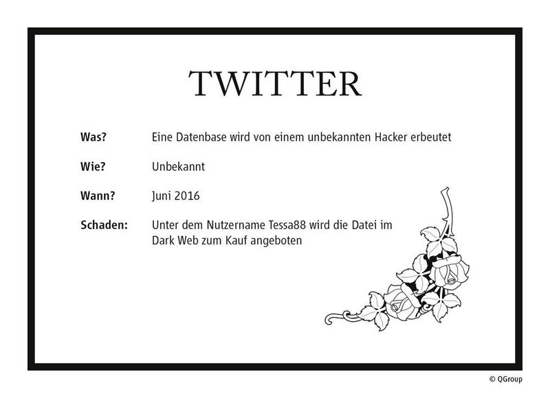 Im Juni wurden außerdem auffällig viele Twitter Accounts gehackt. Zahlreiche von prominenten Personen, aber auch teils von unbekannten Aktivisten, wie DeRay Mckessson. Zu den prominenten Opfern gehören Mark Zuckerberg, der – was die Hacker nicht wussten – verstorbene George Harrison, Keith Richards und Drake. Aber auch Twitterkonten von IS-Supportern werden von Anonymous gehackt und persönliche Details veröffentlicht. (QGroup)