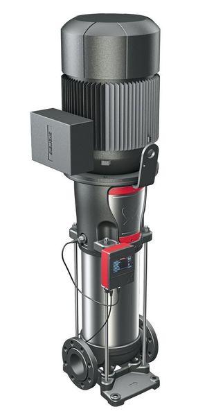 CR-Pumpe der Baugröße 95 mit Grundfos iSolutions Monitor: Das Überwachungssystem, gefüttert mit dem Insider-Wissen der Grundfos-Experten hilft, Prozessausfälle zu vermeiden. (Grundfos)
