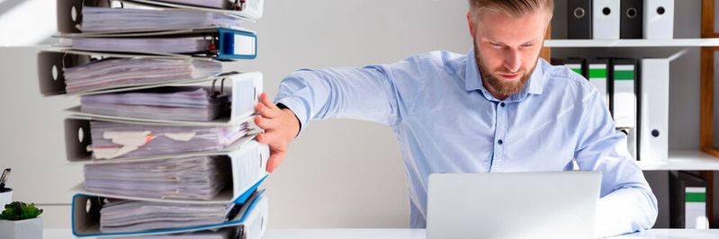 Dank digitaler Technologien, wie auch Low Code, gehören Aktenordner bald der Vergangenheit an. Dank digitaler Technologien, wie auch Low Code, gehören Aktenordner bald der Vergangenheit an.