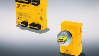 Safety- und Security-Funktionen in einem System: Mit Pitmode Fusion ist die funktional sichere Betriebsartenwahl sowie die Regelung der Zugangsberechtigung an Maschinen und Anlagen möglich. (Bild: Pilz GmbH & Co. KG)