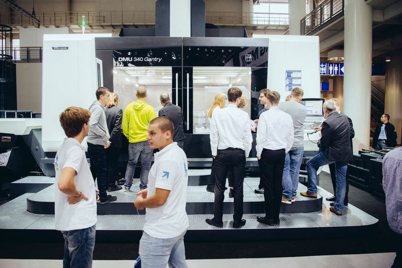 DMG Mori moved into Hall 2 for EMO Hannover, where the company is showing its broad product portfolio. (Roman Pawlowski)