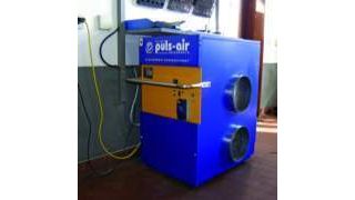 Das Puls-Air-Heizgerät reicht aus, um eine 300 m²-Werkstatt zu erwärmen. Fotos: Lauer (Archiv: Vogel Business Media)