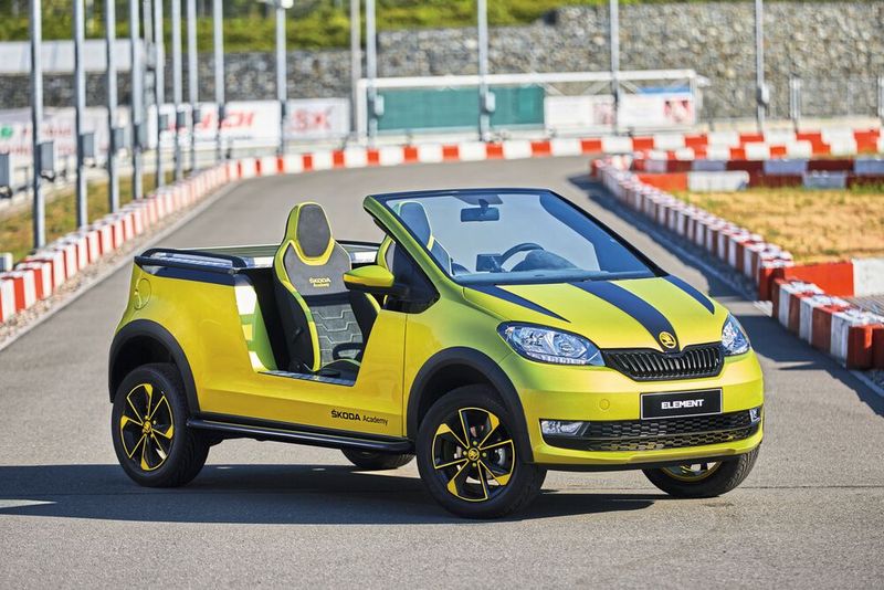 Im Jahr 2017 war der „Element“ das Ergebnis der Tüfteleien, ein Elektro-Buggy. (Bild: Skoda)
