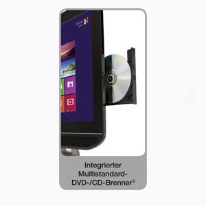 Der integrierte Brenner bietet Dual-Layer-Unterstützung.