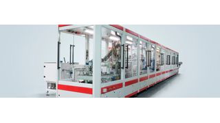 Die Anlage montiert die neue Schaltergeneration C14 von Bernstein in unterschiedlichen Varianten vollautomatisch. (Harting)