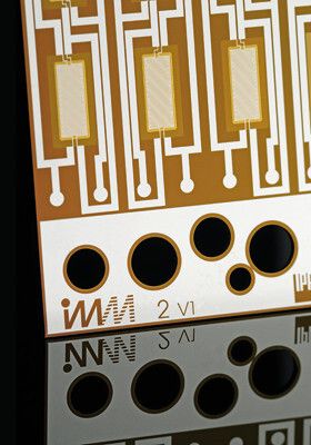 Der Prototyp des Bolometerchips des Fraunhofer-Instituts. (Bild: Fraunhofer)