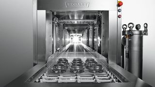 Der modulare Aufbau der Hobart-Teilereinigungsanlage Fux erlaubt eine genaue Anpassung and die Kundenbedürfnisse. (Bild: Hobart)