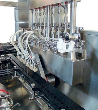 With the new Macofar machine, vials can be filled efficiently (Picture: Romaco)