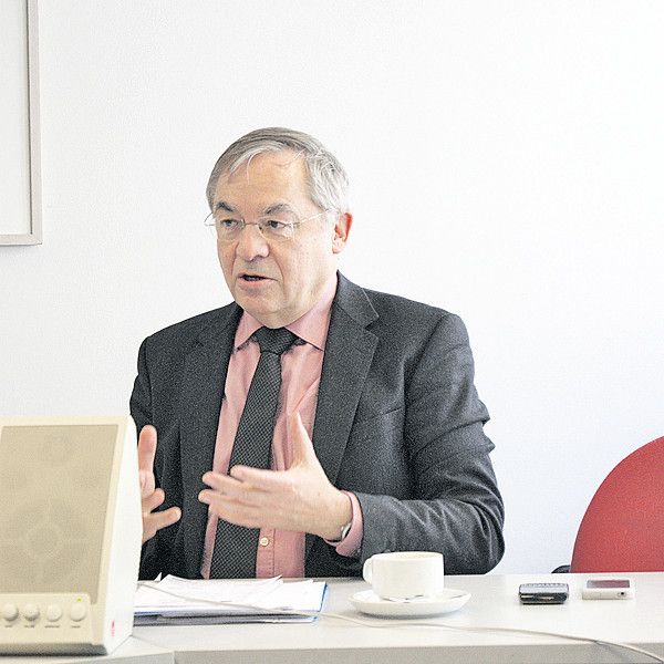 Und noch eine Premiere: Dr. August Ortmeyer vom Deutschen Industrie- und Handelskammertag (DIHK) (Foto: mk)