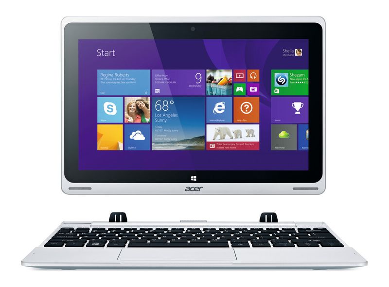 Das 10,1-Zoll-Tablet Aspire Switch 10 von Acer stellt 1.366 x 768 Bildpunkte dar. (Bild: Acer)