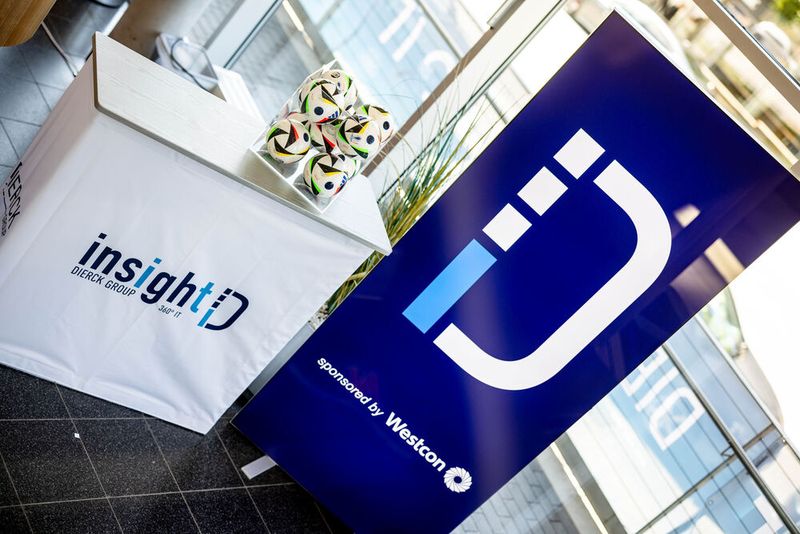Kleine EM-Bälle für alle Teilnehmer der INNO IT 2024 zum Start der Fußball-Europameisterschaft 2024 – sponsored by Westcon. (Bild: Dierck Group)
