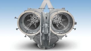 Jede Siebkammer der Quick-Clean-Ausführung verfügt über eine freitragende Welle ohne Endlager auf der Klappendplatte, sodass der Siebzylinder und die Paddelbaugruppe frei vom Wellenende gleiten können, um einen schnellen Siebwechsel, eine Reinigung und Inspektion zu ermöglichen.. (Bild: Kason)