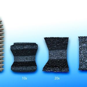 Mit dem 3D-Oberflächenmesssystem wird ein Feld von bis zu 100 mm × 100 mm abgedeckt; Messungen erzielen auch bei steilen Flanken eine vertikale Auflösung bis zu 10 nm.  Bild: Alicona