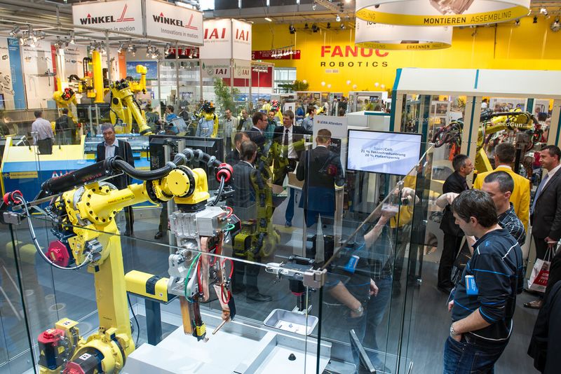 Rückblick: Impressionen von der Automatica 2012. (Bild: Messe München)