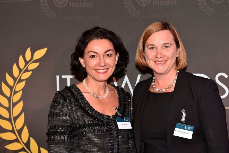 Diana Coso (EMC), Michaela Stonebank (CommVault) (VIT)