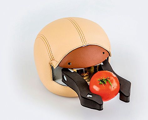 Der Kopf des Roboters kann mit verschiedenen Greifern bestückt werden. (Maxon Motor)