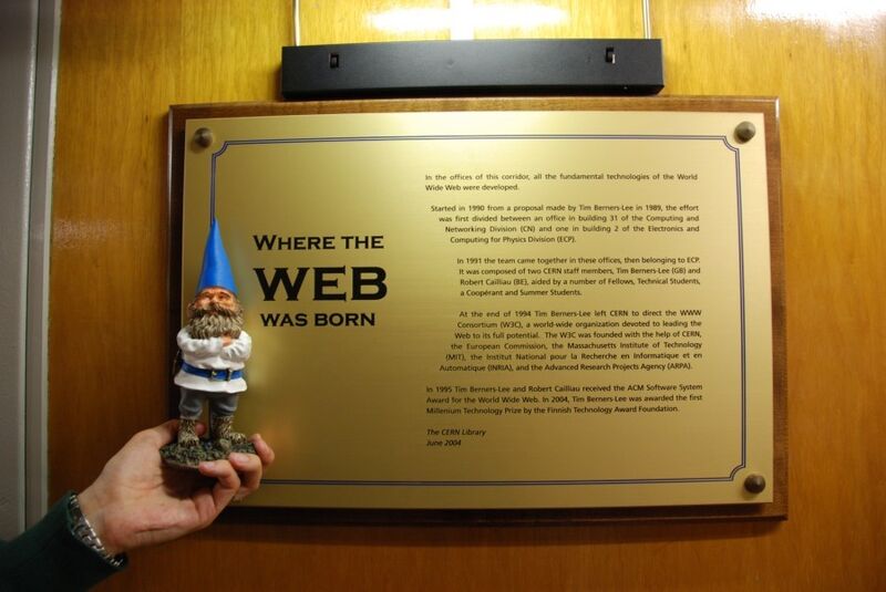 An dieser Stelle im Juni 2004 wurde mit der Erfindung des World Wide Web Geschichte geschrieben. (Bild: Kern)