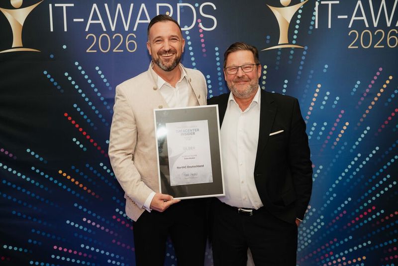 Christian Leupold (l.) und Murat Turgut von NorthC Deutschland. (Bild:  Manuel Emme Fotografie)