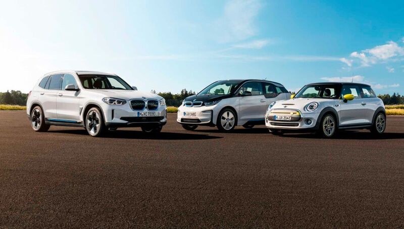 BMW and MINI electric vehicle prototypes.  (BMW UK Group)