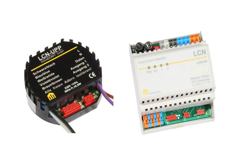 Intelligente Busmodule lassen sich in tiefe Unterputzdosen oder in die Verteilung einbauen (Archiv: Vogel Business Media)