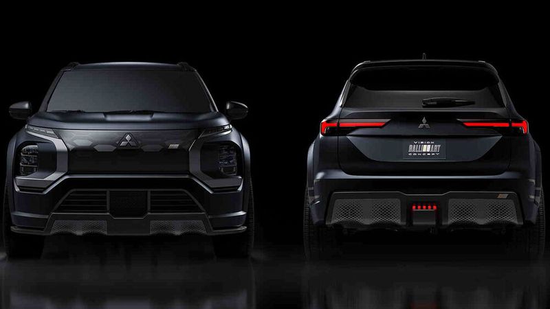 Mitsubishi Vision Ralliart Concept. (Mitsubishi)