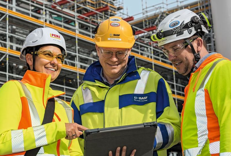 BASF, Promaintain und Peri setzen beim Bau der neuen Acetylenanlage auf zukunftsweisende Planungs-, Koordinations- und Ausführungsverfahren. (Bild: Promaintain)