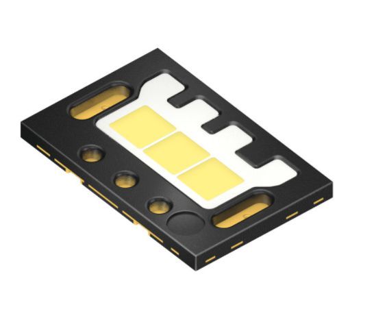 Bild 1: Eine LED des Typs Oslon Black Flat S Multichip von Osram Opto Semiconductors. (Bild: Mouser)