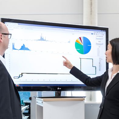 Production and machine data are to become more easily accessible through generative artificial intelligence. (Source: University of Stuttgart IFF | Fraunhofer IPA | Rainer Bez)
