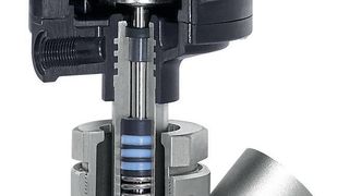Das Regelventil Gemü 554 ist dank den schwer entflammbaren PTFE-Dichtungen für Sauerstoffanwendungen geeignet. (Gemü)