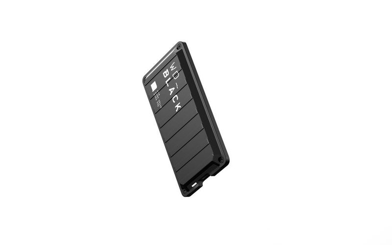 Im Gehäuse der externen SSD WD Black P50 Game Drive steckt ein M.2-Modul mit NVMe-Interface. Die USB-C-Schnittstelle unterstützt USB 3.2 Gen 2x2. (Western Digital)