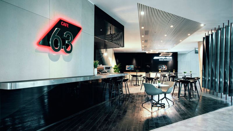 ... oder auch einfach nur einen Kaffee trinken. (Bild: Mercedes-Benz)