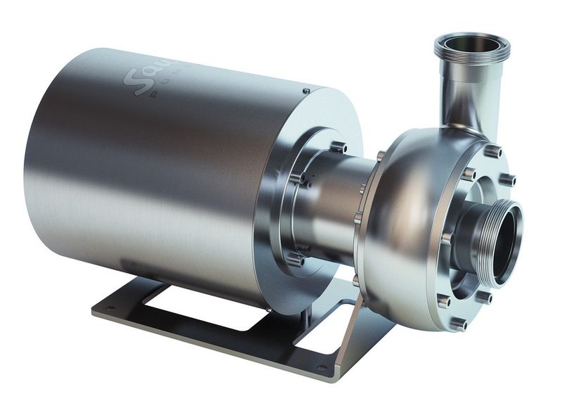 Die LE-Zentrifugalpumpen-Baureihe von Sawa ist für die hygienische Produktförderung geeignet. (Bild: Sawa Pumpentechnik)