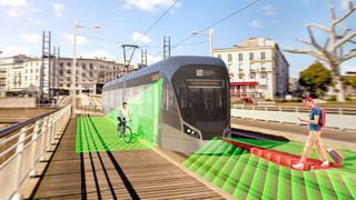 Das neue Head-up-Display soll ein Plus an Sicherheit und Komfort in Schienenfahrzeugen sorgen. (Continental)