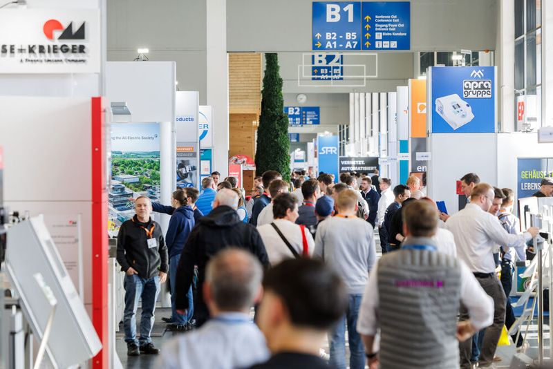 Die all about automation in Friedrichshafen wächst: Sowohl bei der Besucherzahl als auch bei der Anzahl der Aussteller hat die Automationsplattform am Bodensee um mehr als 20 Prozent zugelegt. (Bild: Easyfairs)