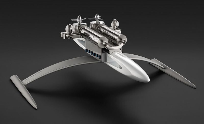 La MusicMachine conçu par MB & F pour Reuge, ici la version claire. (Image: MB & F et Reuge)