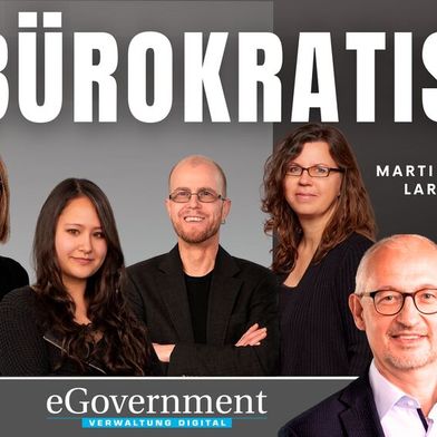 In Folge 58 zu Gast: Martin Schallbruch und Lars Hoppmann. (Bild: VIT/govdigital/VITAKO)
