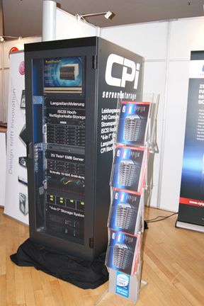 Norbert Lindermeier von CPI hat keine Mühen gescheut, den Teilnehmern eine beeindruckende Live-Demo am Stand zu präsentieren. (Archiv: Vogel Business Media)