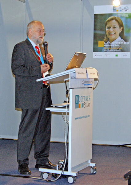 Dr. Wolfgang Both berichtete im von eGovernment Computing moderierten Best-Practice-Forum über das Berliner Open-Data-Projekt (Archiv: Vogel Business Media)