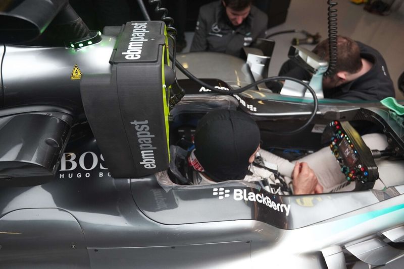 Das Bild zeigt Nico Rosberg kurz vor dem Start. (Bild: EBM-Papst)