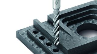 Der neue Bohrer MEGA-Drill-Composite-UDX verbindet hohe Prozesssicherheit mit langen Standzeiten in allen CFK-Materialien  (Bild: Mapal)