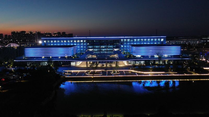 Ein Teil des Geely Research Institute in Hangzhou Bay, südlich von Schanghai.(Bild:  Geely)