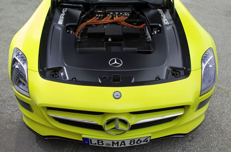 Der Mercedes-Benz SLS AMG E-Cell (Bild: Mercedes-Benz)