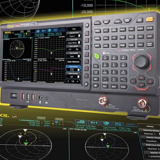 Der Spektrum-Analysator RSA5000 von Rigol ist jetzt mit der VNA-Funktion erhältlich. Der Spektrum-Analysator RSA5000 von Rigol ist jetzt mit der VNA-Funktion erhältlich.