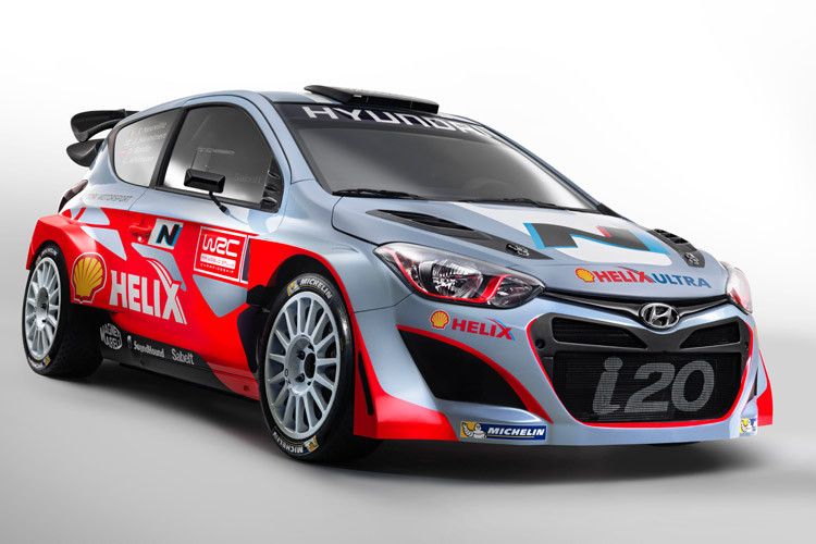 Der i20 WRC geht in der kommenden Saison erstmals an den Start. (Foto: Hyundai)