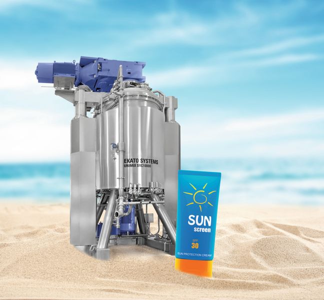 Production unit for 10,000 liters (Ekato; © magdal3na, © Oleksandr Delyk - Fotolia_[M]_Kübert)