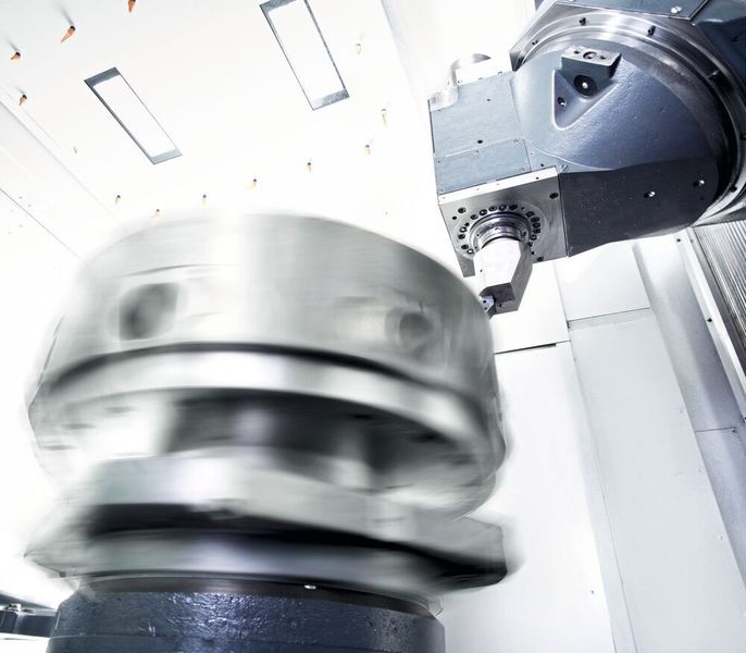 Die CP 6000 von Heller zur die Komplettbearbeitung inklusive hochproduktiver Drehfunktion: Bearbeitungsbeispiel. (Heller)