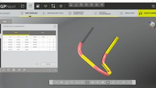 Eine Optionsleiste erleichtert den gesamten Programmierprozess. Sie unterstützt die Bediener, 
indem sie diese auf fehlende Schritte, falsche Dateneingaben, voreingestellte Daten und auf 
benutzerdefinierte Daten hinweist. (Bild: BLM)