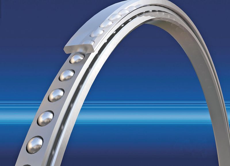 Schrägkugellager können sowohl radiale als auch einseitig wirkende axiale Kräfte aufnehmen und eignen sich somit für den Einsatz im CVT-Bike. (Rodriguez)