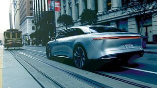 Simulation: Der Lucid Air wurde von unterschiedlichen Teams mit Hilfe der Plattform Ansys Workbench in zwei Jahren entwickelt. (ANSYS/Courtesy Lucid Motors)