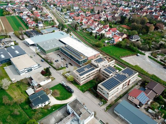 Die Leuze Firmenzentrale in Owen/Teck, Süddeutschland Die Leuze Firmenzentrale in Owen/Teck, Süddeutschland